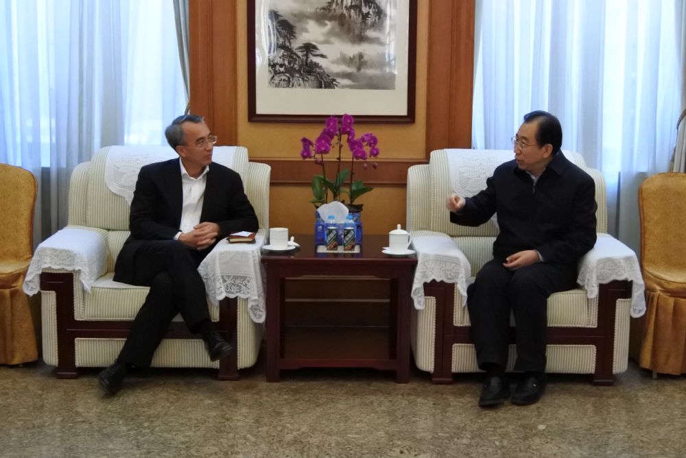 吴海龙会长会见广州市副市长蔡朝林
