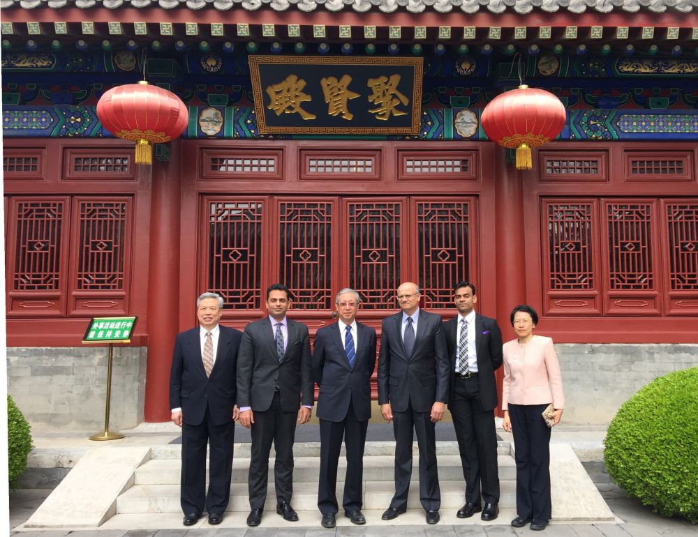 卢树民常务副会长会见印度驻华大使