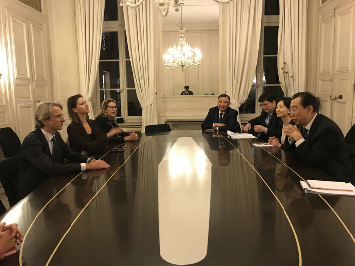 吴海龙会长出访法国、比利时