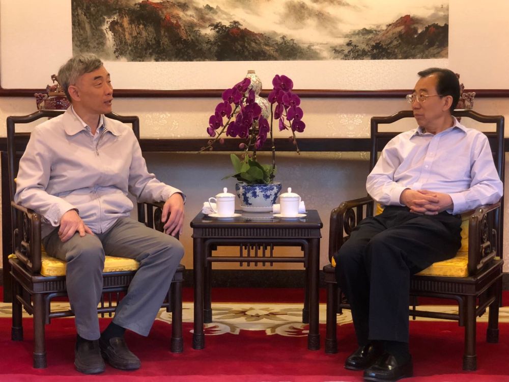吴海龙会长会见联合国教科文组织副总干事曲星大使