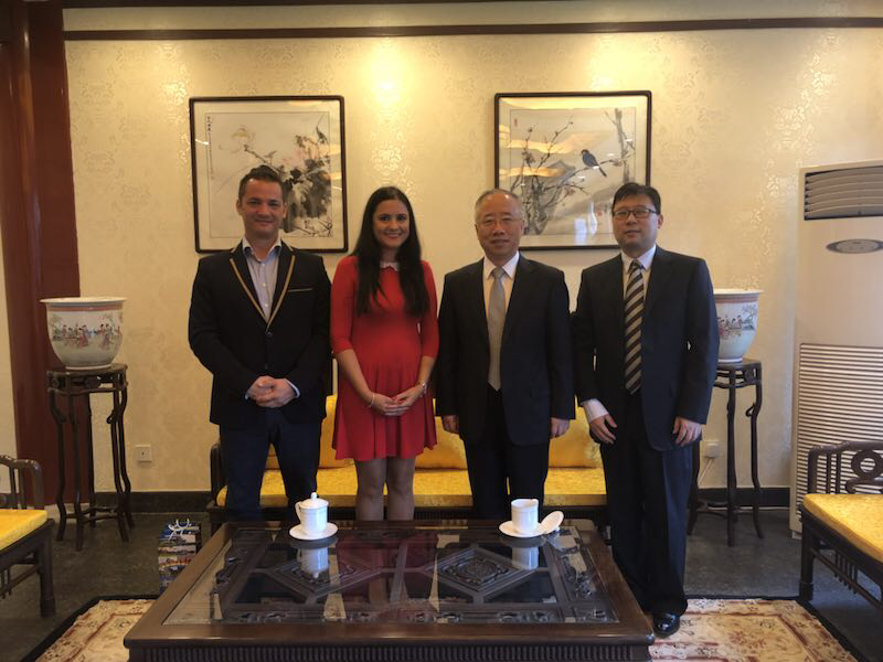 梁建全副会长会见罗马尼亚-中国协会主席