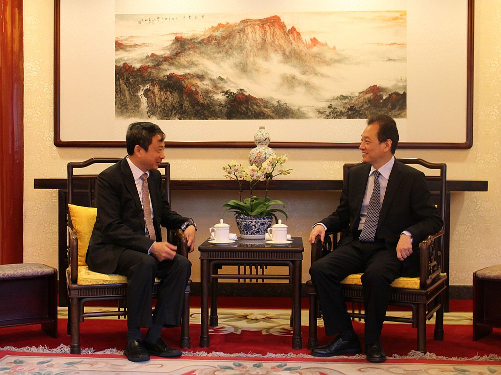王超会长会见英国怡和集团执行董事、怡和（中国）有限公司主席许立庆