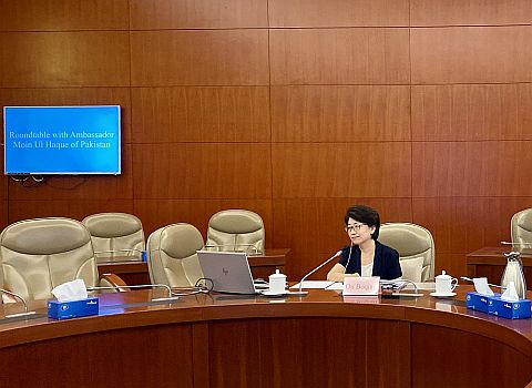 欧渤芊副会长应邀出席新任巴基斯坦驻华大使莫恩?哈克圆桌会视频会议