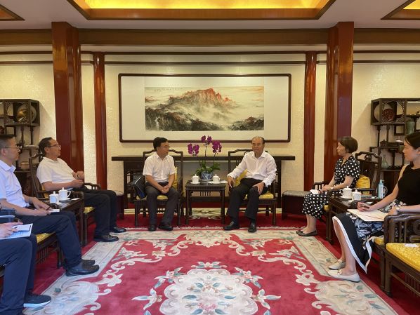李惠来副会长会见甘肃省外办主任张宝军一行